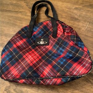 Vivienne Westwood Multicolor Tartan Bowling Bag